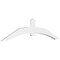 Ekena Millwork Archdale Architectural Grade PVC Gable Bracket, 84"W x 21"H x 2"D x 6"F, 6/12 Pitch GBP084X21X0206ARC00 - alternate 1